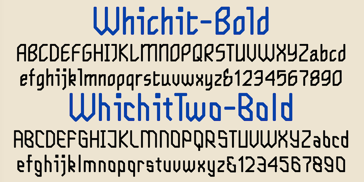 WhichIt, a Sans Serif Font by Ingrimayne Type (Photo 7 of 8)