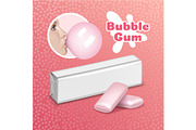 Set — Girl with Chewing Gum, a Healthcare Illustration by Zonda (Thumbnail 4 of 5)