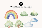 Watercolor Back to School Bundle, an Education Illustration by OKArtHub (Thumbnail 4 of 6)