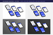 Isometric Phone Mockups, an iPhone Mockup by velvetmade.designs (Thumbnail 11 of 17)