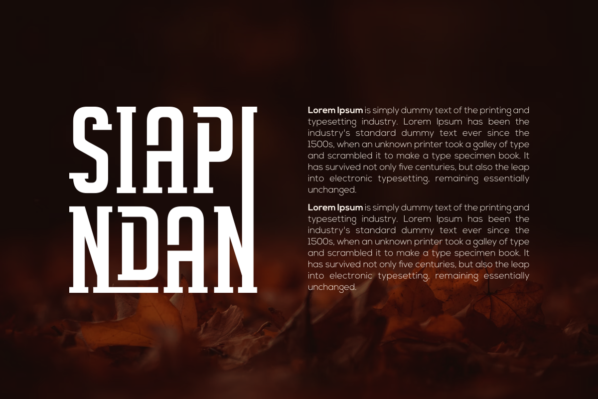 Mlakumrono, a Serif Font by albert_kalingga (Photo 2 of 3)