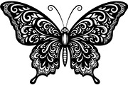 Elegant Butterfly Silhouette, an Object Graphic by Designer_Momina (Thumbnail 9 of 20)