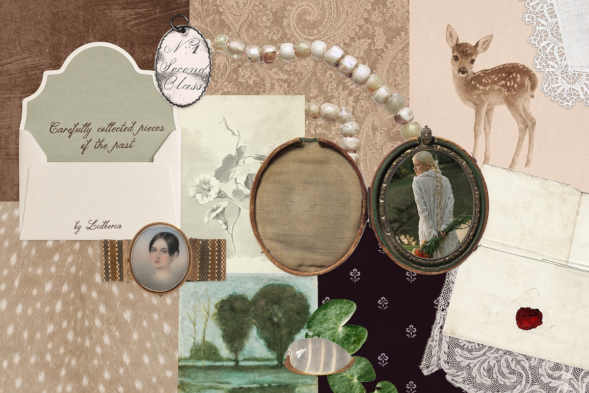 Victorian Keepsakes Ephemera Atelier, a Background Graphic by Lidberia (Photo 2 of 16)