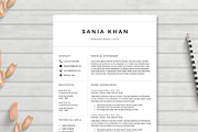 Resume Template/CV, a Resume Template by Symie Design (Thumbnail 1 of 7)