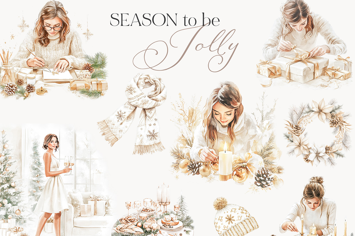 New! Winter Christmas Edition, a Seasonal Illustration by Isabelle Salem (Photo 15 of 227)