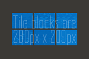 6 Subtle Geometric Backgrounds (blu), a Pattern Graphic by Penina (Thumbnail 2 of 2)