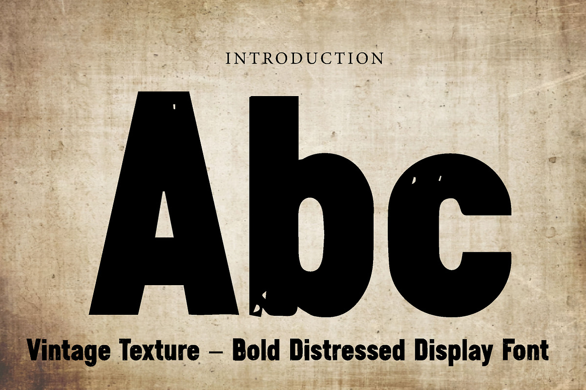 Vintage Texture, a Font by Wow Magic (Photo 2 of 3)