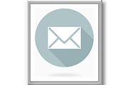 Modern Vector Mail Icon in the, an Icon by FineArtStudio (Thumbnail 2 of 3)