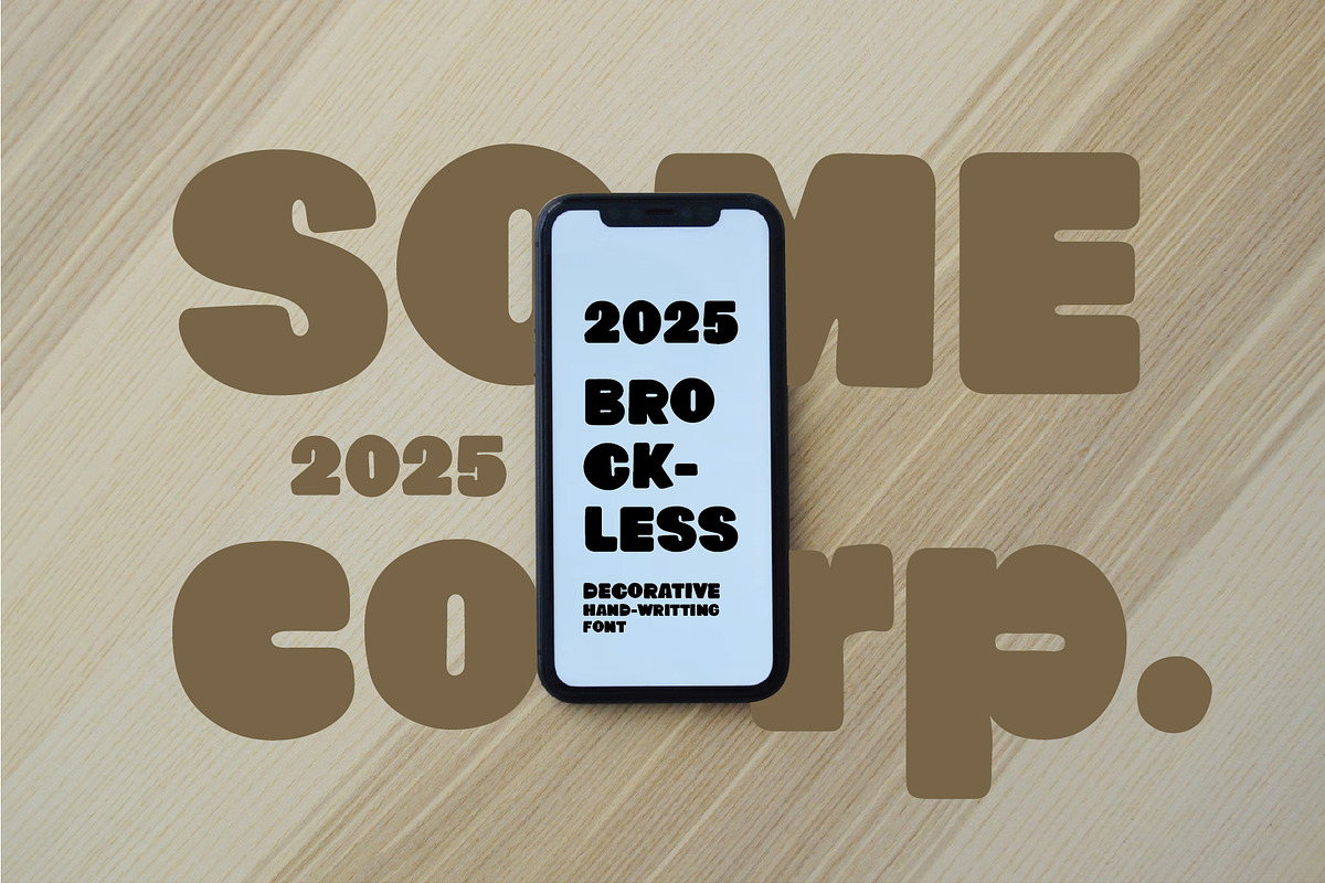 Brockless, a Sans Serif Font by LetterStock (Photo 2 of 5)