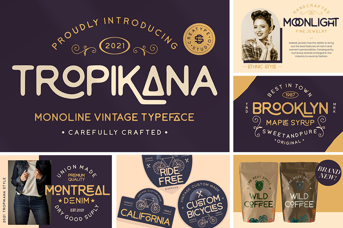 When Modern Meet Vintage Font Bundle, a Script Font by Creatype Studio (Photo 42 of 45)