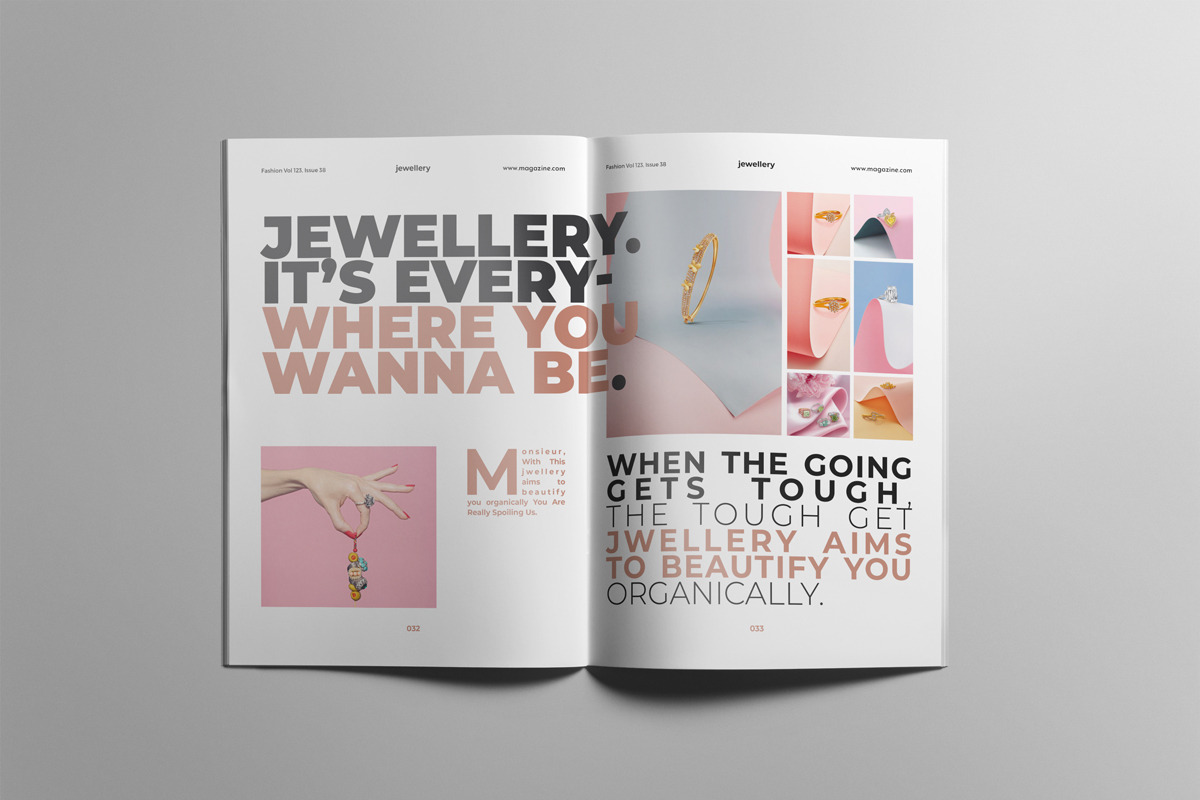 The Best Fashion Magazine Layout, a Magazine Template by Swayang (Photo 18 of 23)