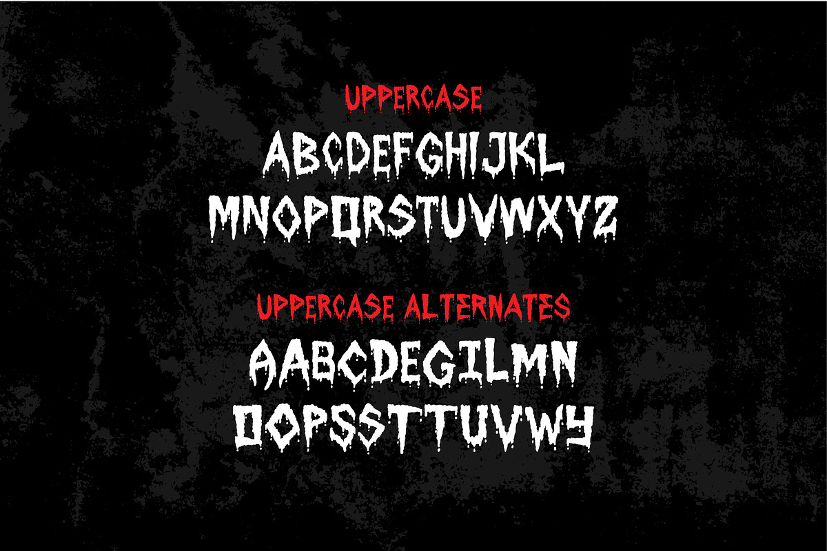 CRYPDRIP Typeface, a Handwritten Font by ANDR35 (Photo 5 of 9)