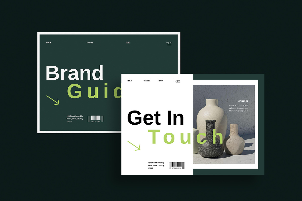 Brand Identity Guidelines Template, a Brochure Template by TemplateFolio-Shop (Photo 18 of 21)