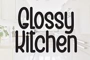 Glossy Kitchen | Script Font, a Script Font by Scratchones (Thumbnail 1 of 8)