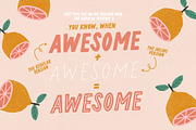 Lemon Milkshake Typeface and Dings, a Font by Nicky Laatz (Thumbnail 15 of 21)