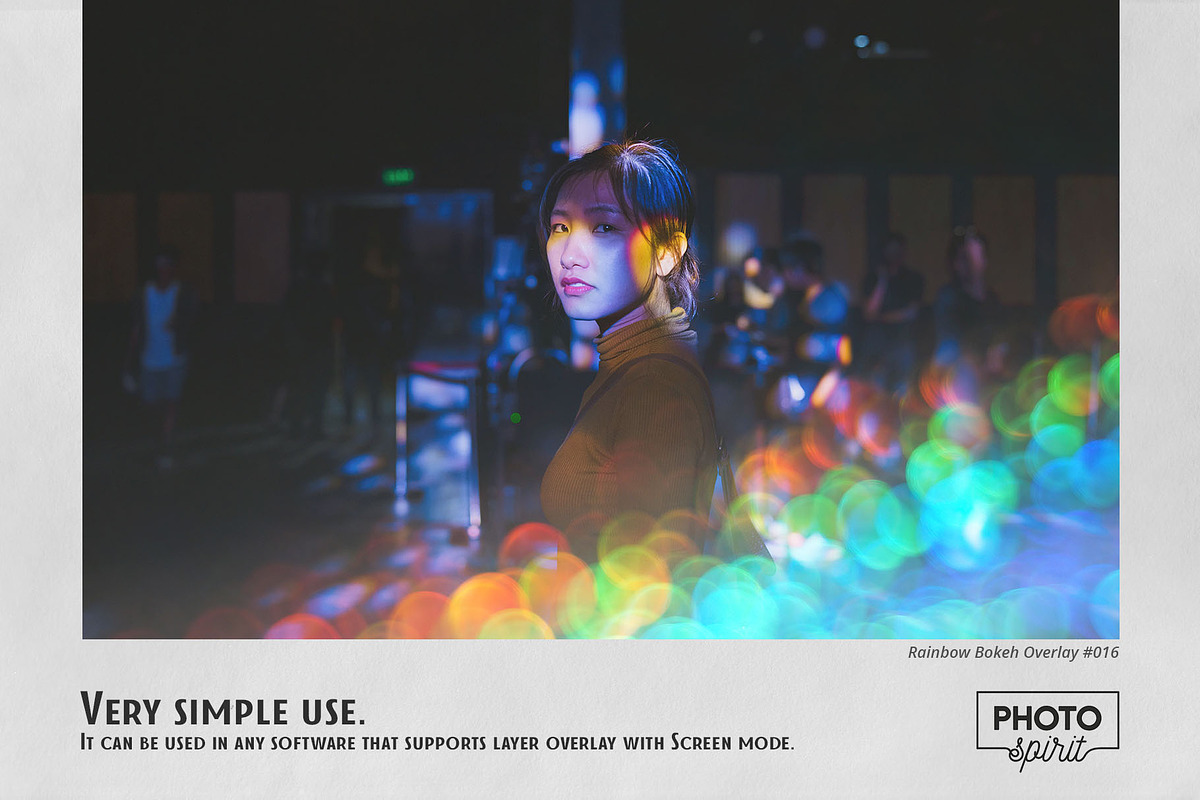 Rainbow Bokeh Effect Overlays, a Brushes & More by PhotoSpirit (Photo 6 of 11)