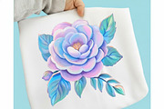 Pastel Floral Clipart Set, an Illustration by designcity5 (Thumbnail 3 of 5)