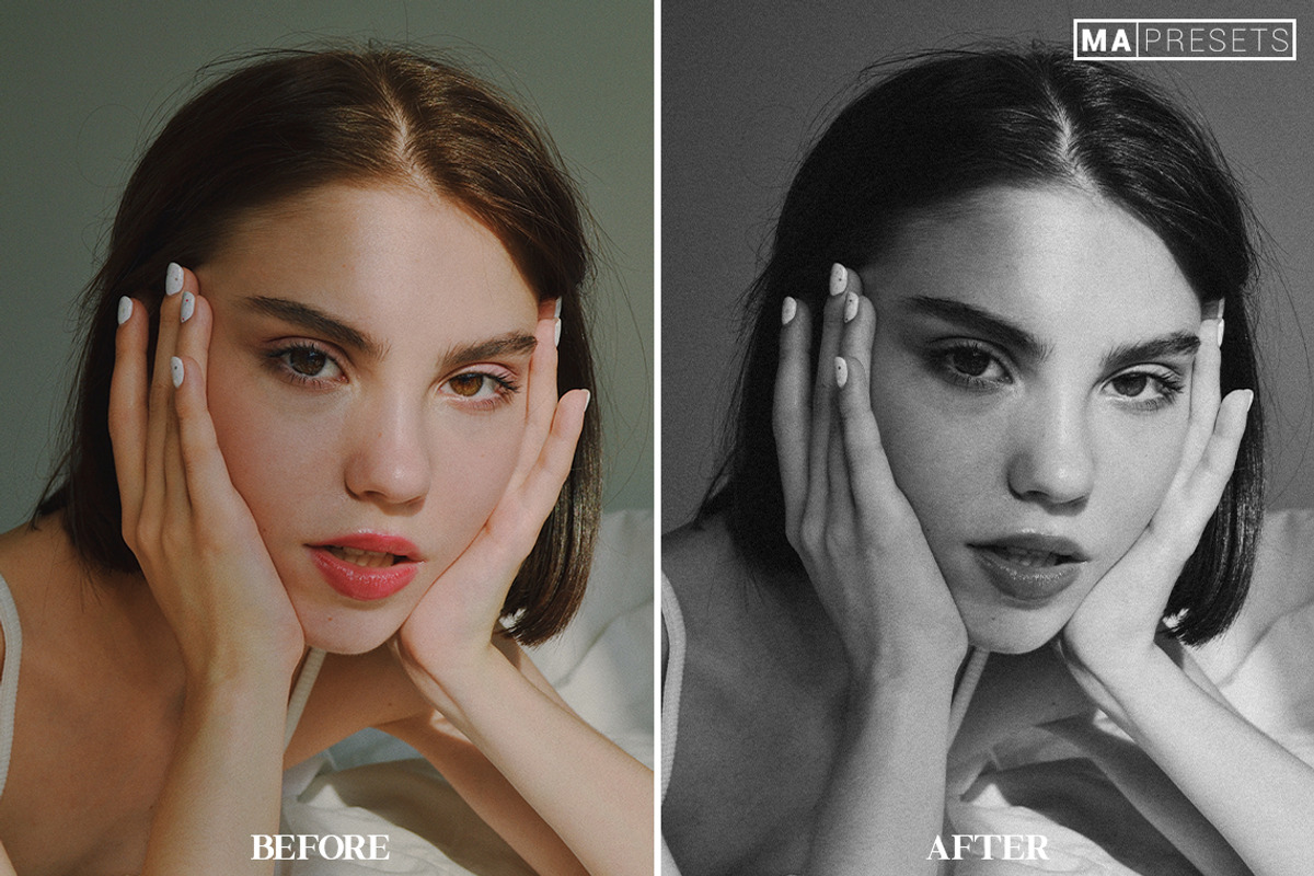 10 BLACK and WHITE Lightroom Presets, a Preset Add-On by MaPresets (Photo 14 of 14)