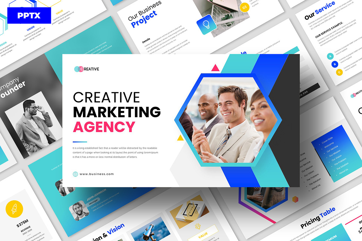 Best! 60-in-1 Big Bundle PowerPoint, a Presentation Template by CreativeSlides (Photo 9 of 40)