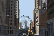 Realistic Lowpoly Simple City VR/AR, an Environmental 3D Model by NOMODOL (Thumbnail 12 of 59)