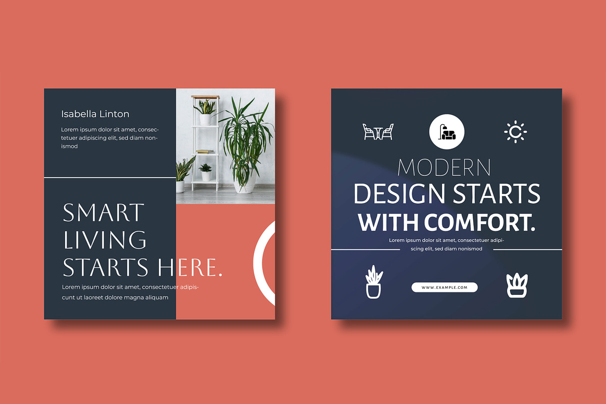 Furniture Social Media Banner, a Social Media Template by MightyDesign (Photo 4 of 8)