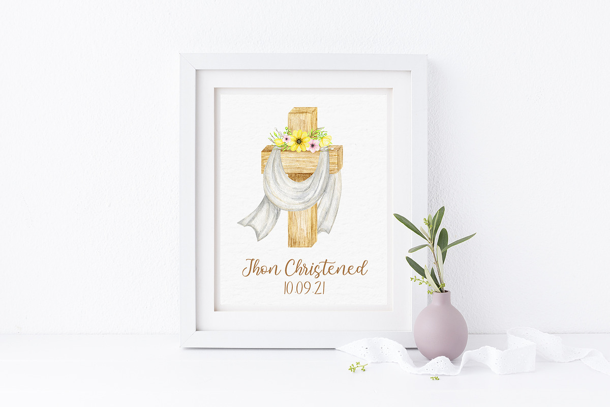 Church and crosses religious clipart, an Illustration by svetlanaARTdreams (Photo 9 of 13)