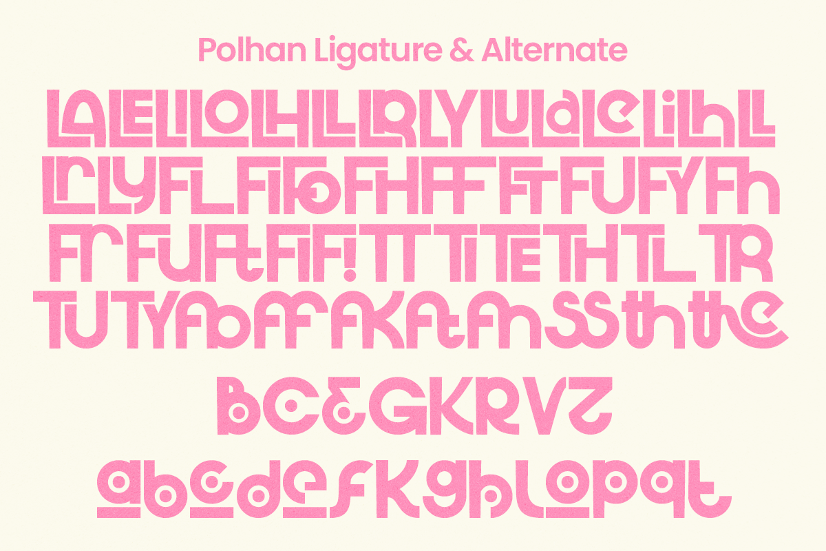 Polhan - Playfull Sans Serif, a Sans Serif Font by RagamKata (Photo 10 of 12)