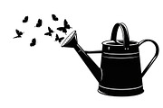 Garden Watering Can Bundle, an Illustration by Creativeshirt (Thumbnail 2 of 31)
