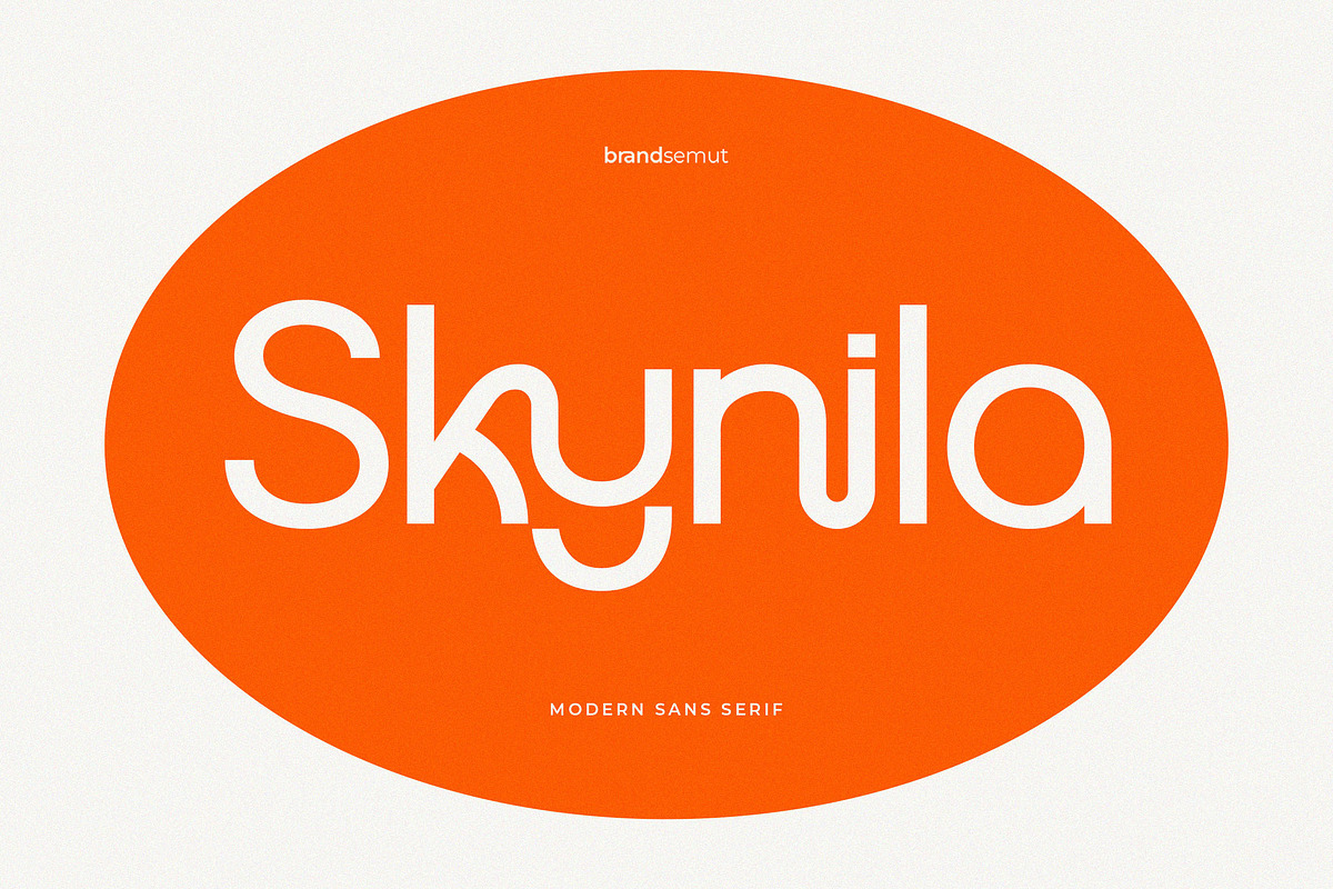 Skynila – Modern Display Sans Serif, a Sans Serif Font by BrandSemut (Photo 1 of 10)