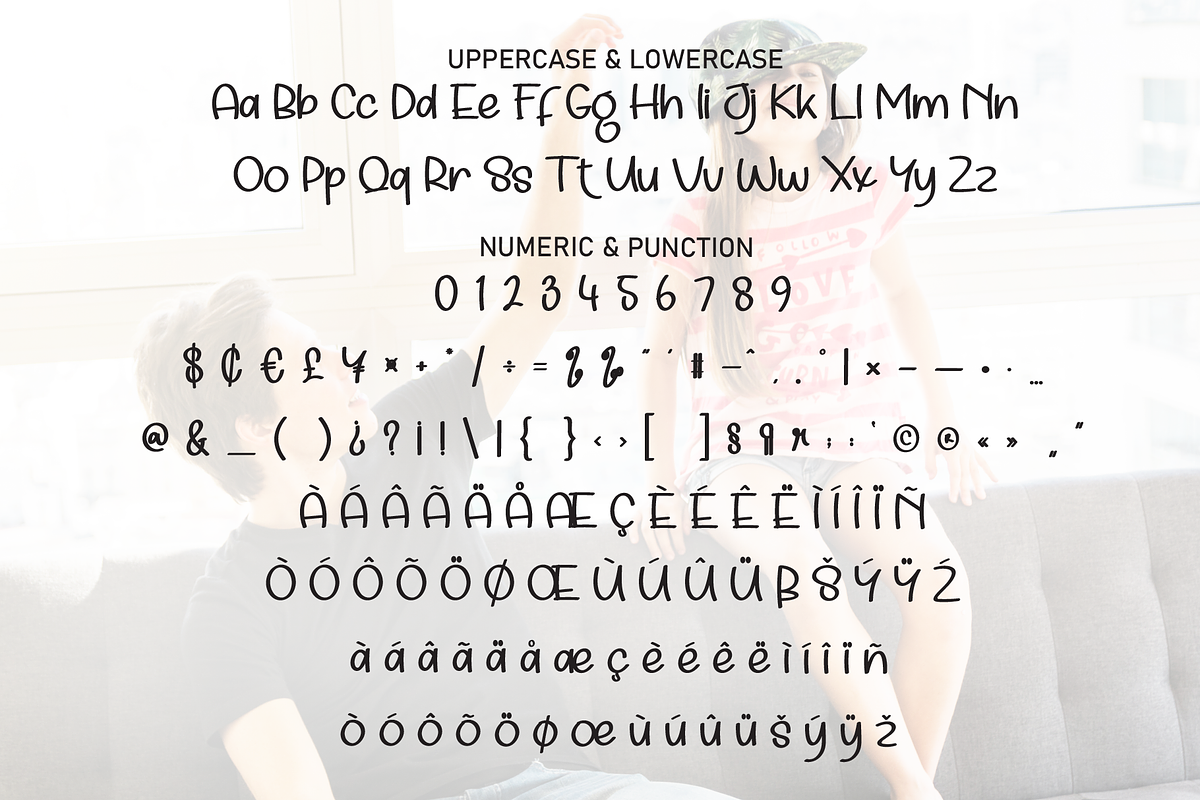 Father Happy | Script Font, a Script Font by Scratchones (Photo 7 of 8)