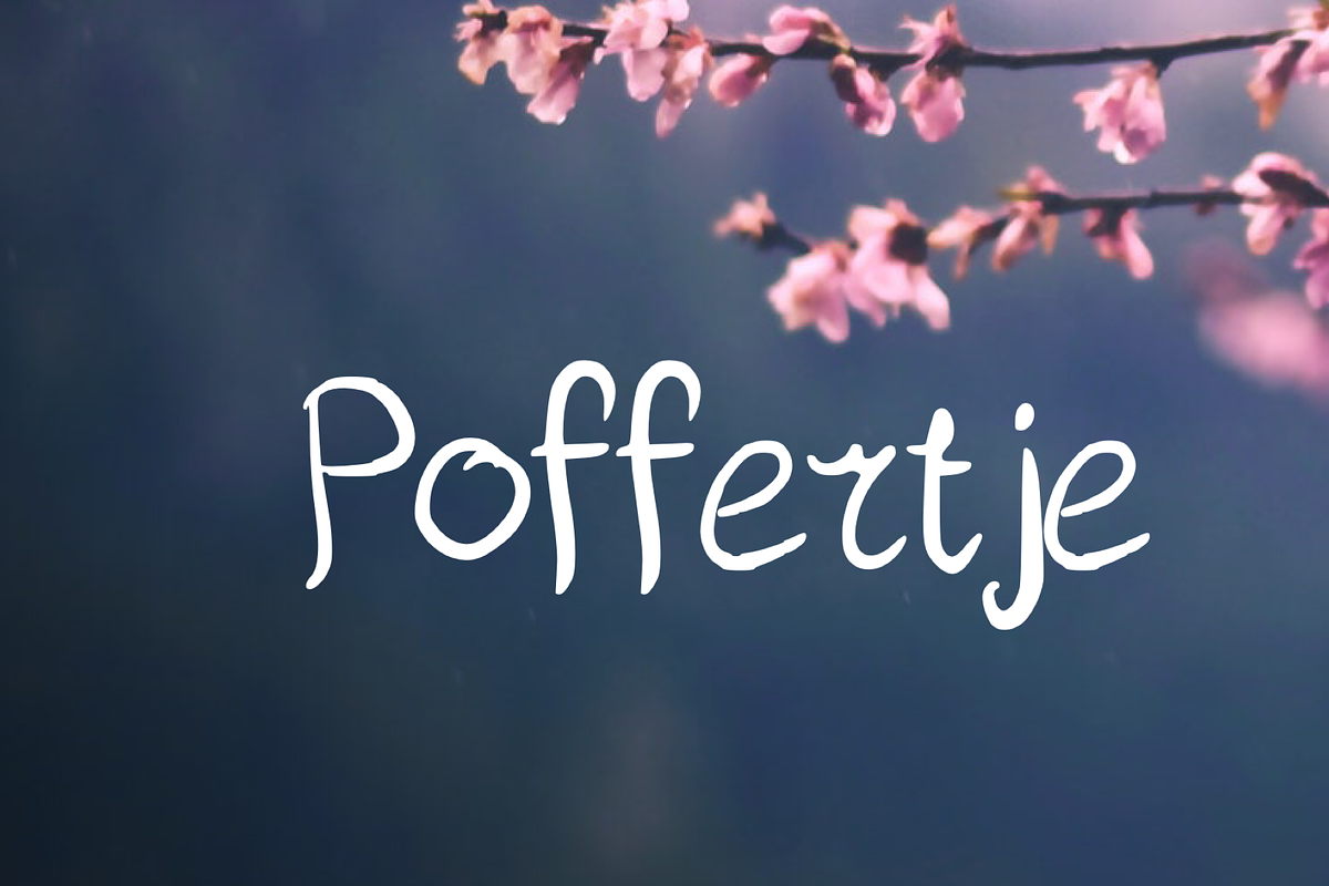 Poffertje Handwritten Script Font