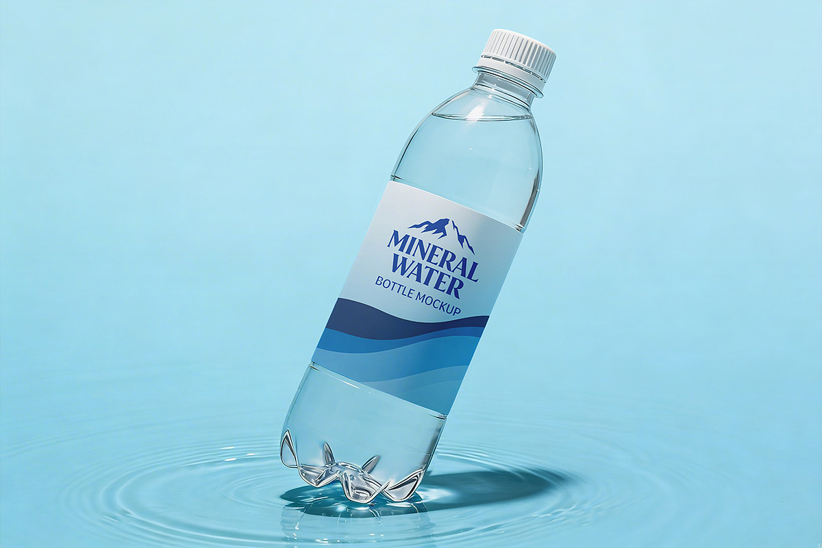 Mineral Water Bottle Mockup, a Product Mockup by Pitchlook.Studio (Photo 4 of 4)