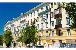 Typical soviet residential building, an Architecture Photo by Leonid Andronov