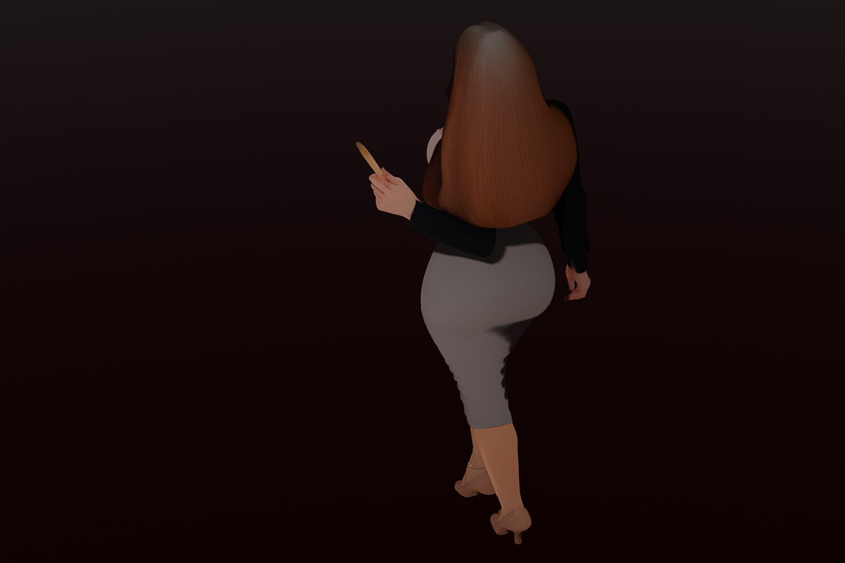 High Form Elegant Female Character, a Characters & Person 3D Model by Temer (Photo 8 of 8)