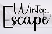 Winter Escape, a Handwritten Font by FreshTypeINK (Thumbnail 1 of 8)