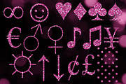 Pink Glitter Alphabet Clipart, an Object Graphic by Paper Element (Thumbnail 4 of 5)