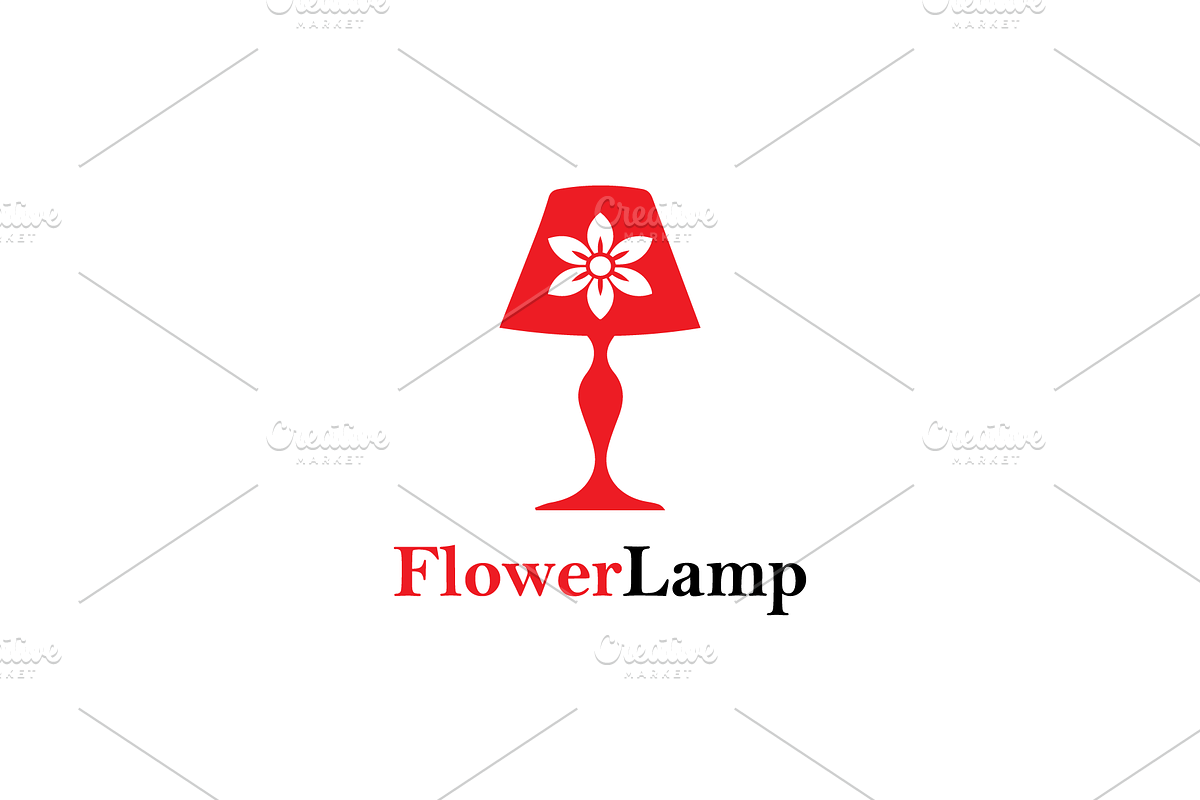 Flower Lamp Logo Vector Templates, a Branding & Logo Template by zaqilogo (Photo 2 of 2)