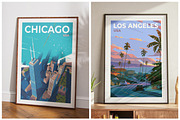 Travel Posters. Mega Bundle., a Decorative Illustration by Red Monkey (Thumbnail 6 of 20)