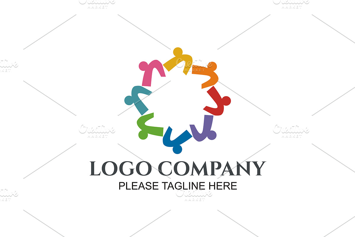 20 Logo Teamwork Templates Bundle, a Branding & Logo Template by Friendesigns (Photo 8 of 21)