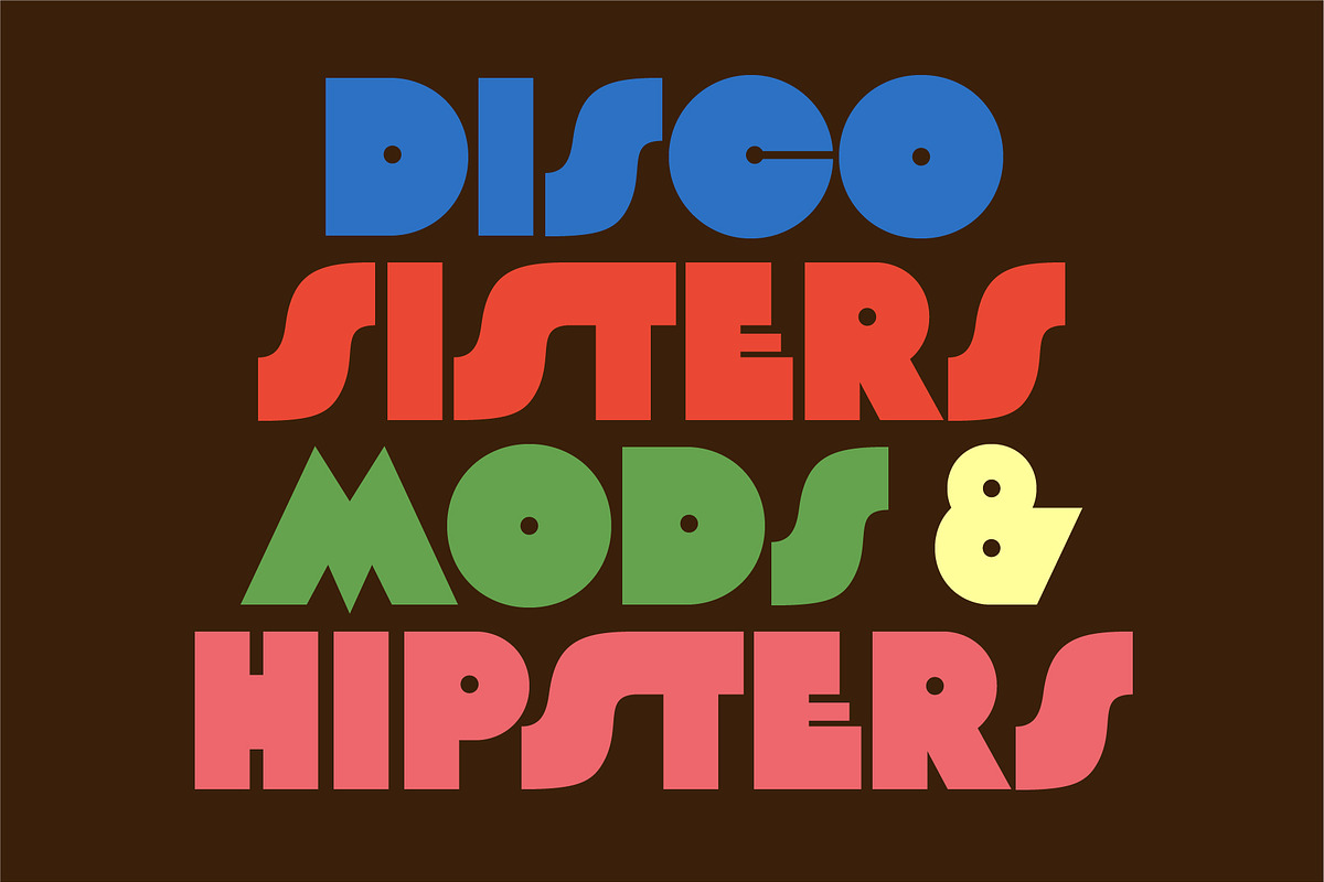 Pinpush - Retro Sans Serif Display, a Sans Serif Font by BTYPE (Photo 8 of 13)