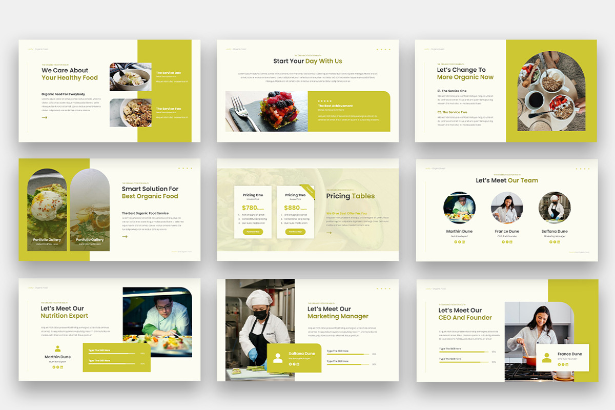 Leafy Organic Food Keynote, a Presentation Template by kerismaker (Photo 5 of 6)
