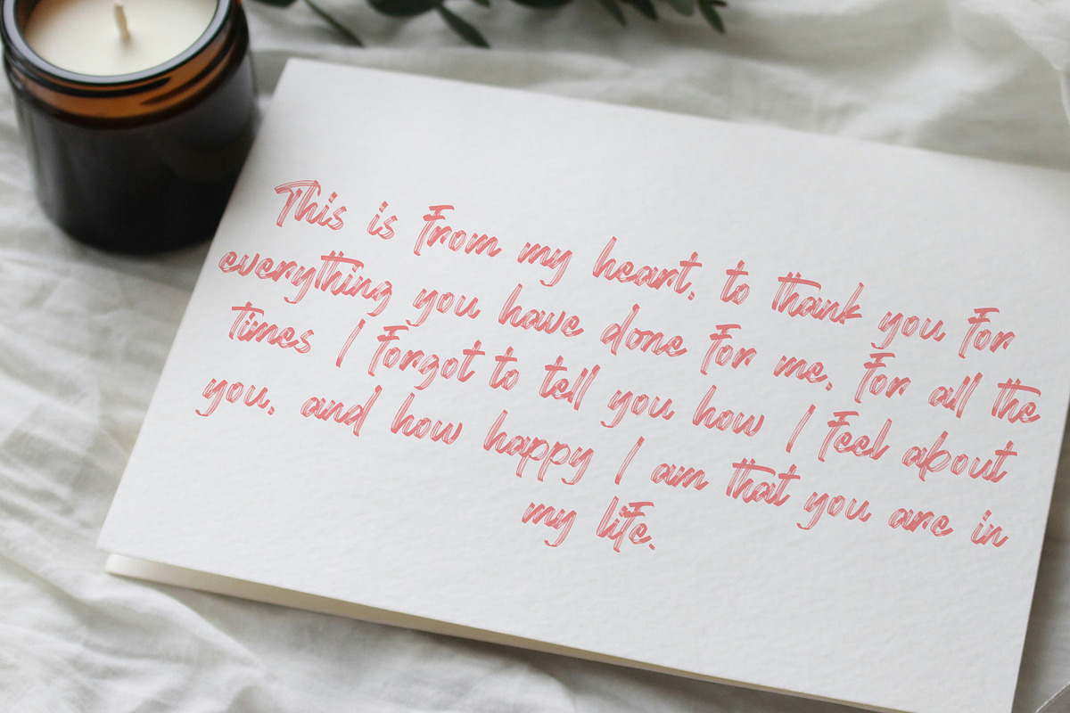 Millionth Dream - Textured Script, a Script Font by Arendxstudio (Photo 5 of 8)