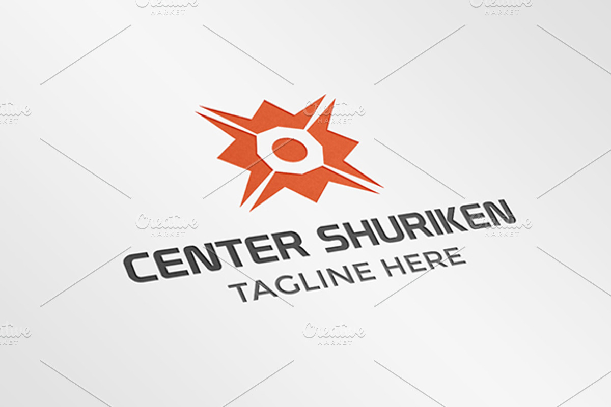 Center Shuriken Logo Template, a Branding & Logo Template by Naistudio (Photo 1 of 3)