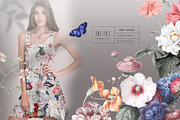 Enamour, Elegant Floral Blooms., a Pattern Graphic by TSTUDIO (Thumbnail 11 of 14)