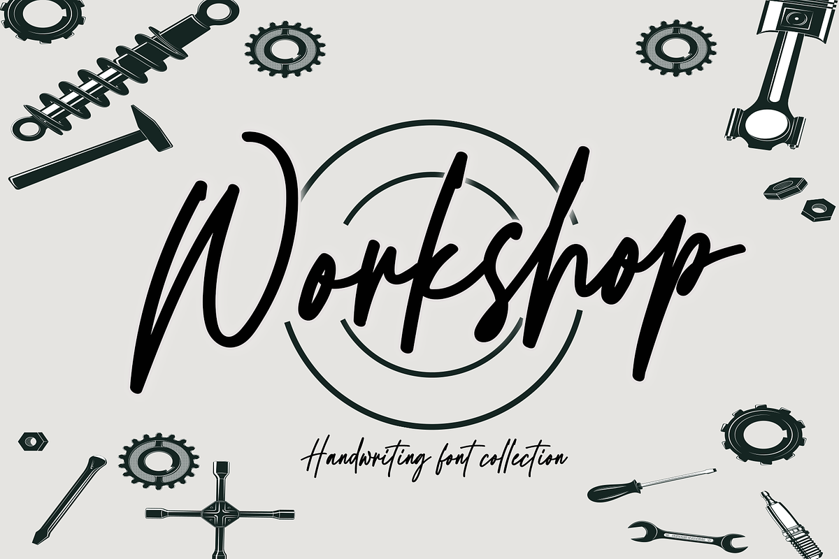 Workshop, a Handwritten Font by Creative Writting (Photo 1 of 6)