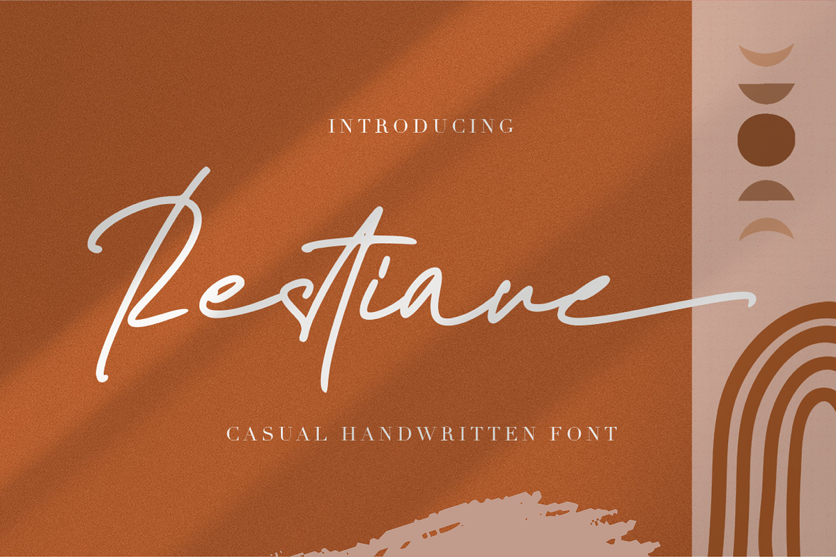 Restiane, a Script Font by Vava Aryanto (Photo 13 of 13)