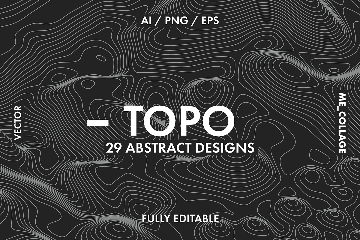 TOPO - Abstract Vector Designs, an Object Graphic by ME_COLLAGE (Photo 1 of 21)