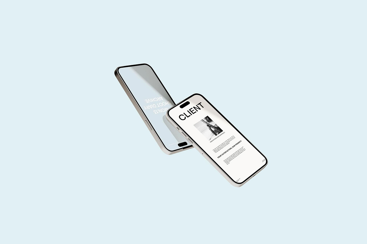 Carly iPhone Mockup Collection, an iPhone Mockup by Mockup Line (Photo 4 of 9)
