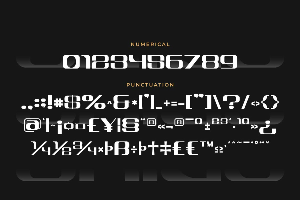 Orige – Extended Techno Display Font