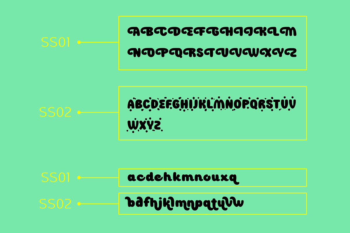 Dixorn – Bold and Bubbly Font, a Font by AuthenType (Photo 8 of 10)